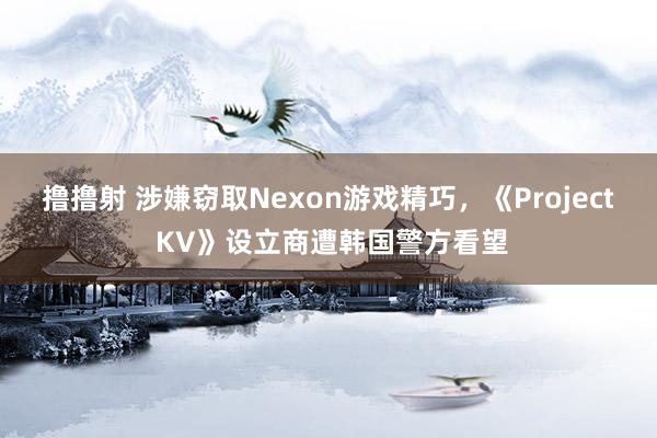 撸撸射 涉嫌窃取Nexon游戏精巧，《Project KV》设立商遭韩国警方看望